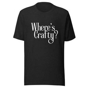 Where's Crafty unisex shirt, fun tee for film and tv industry crew, men or women - Picture 1 of 15