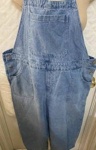 Salopette denim donna cravatta con spalline gamba larga XXL - Foto 1 di 15
