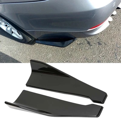 For Toyota Highlander Gloss Black Rear Bumper Lip Splitter Side Skirt - Image 1 of 4