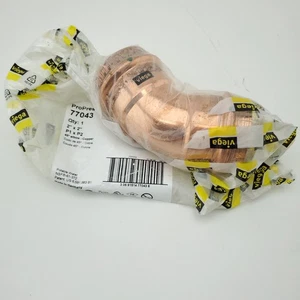 Viega ProPress 77043 2" P1 x P2 45° Elbow Copper New - Picture 1 of 7