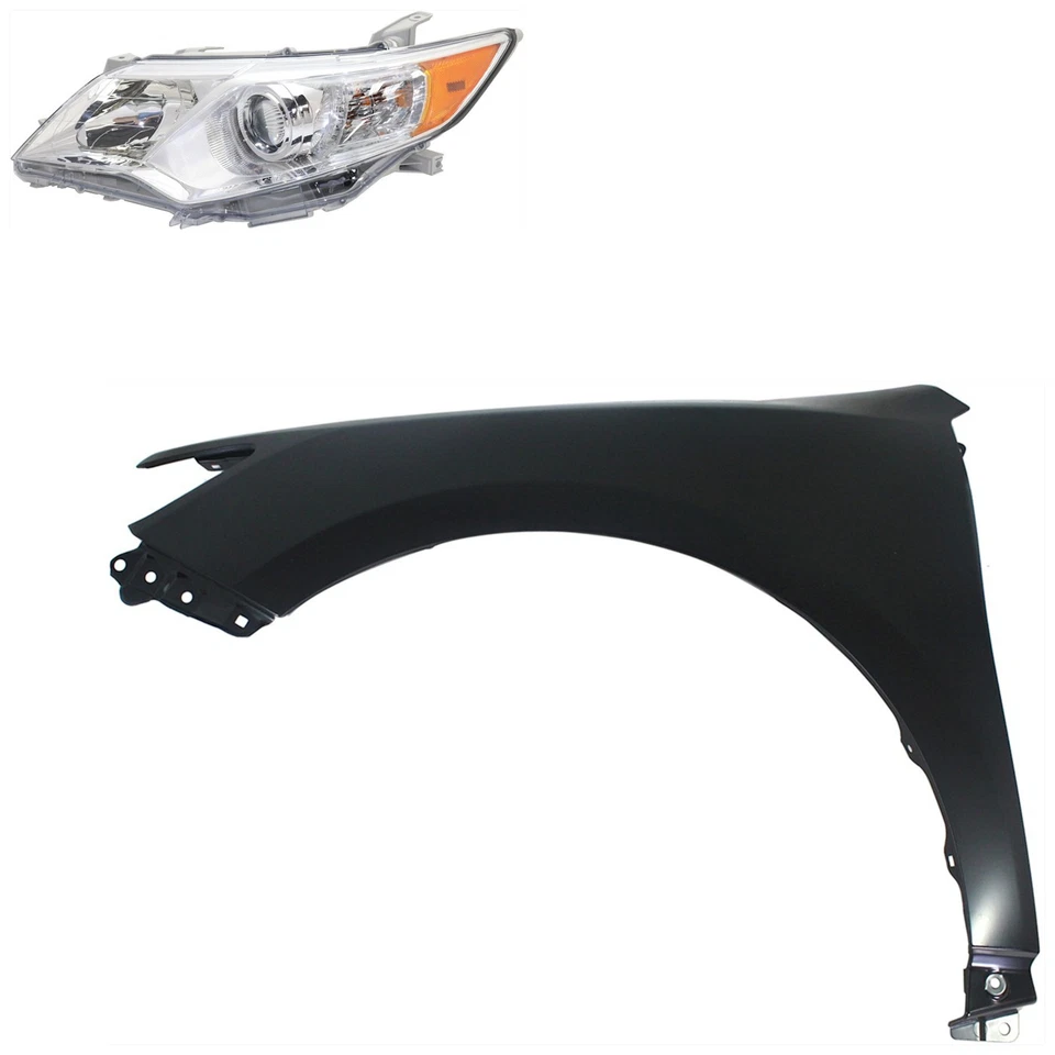 Headlight For 2012-2014 Toyota Camry Driver Side LH Kit with Bulb/s Halogen CAPA Foto 1 de 4