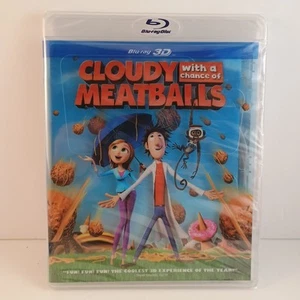 Wolkig mit Aussicht auf Fleischbällchen (Blu-ray 3D, 2009) versiegelt siehe Beschreibung - Bild 1 von 3