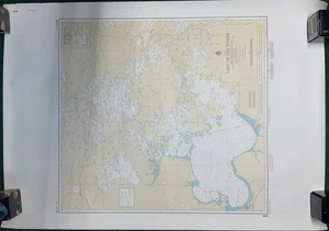 Vintage 1984 Seekarte Lake of the Woods Kanada Hydrographische Karte Nr. 6201 - Bild 1 von 14