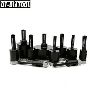 Brocas de núcleo de perforación de diamante de 16 mm-68 mm de granito mármol azulejo sierra multi-bit 2 piezas - Imagen 1 de 20