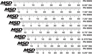 MSD 8985 Timing Tapes - Picture 1 of 2