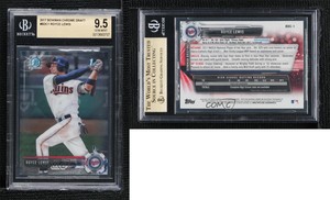 2017 Bowman Draft Chrome Royce Lewis #BDC-1 BGS 9.5 GEM MINT