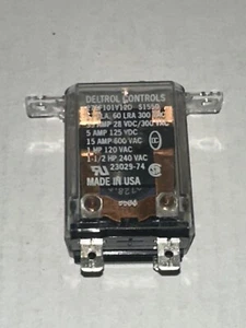Deltrol Controls 275F101V12D S15S5D 23039-74 Relay 10A 240VAC Tested USA No Box - Picture 1 of 8