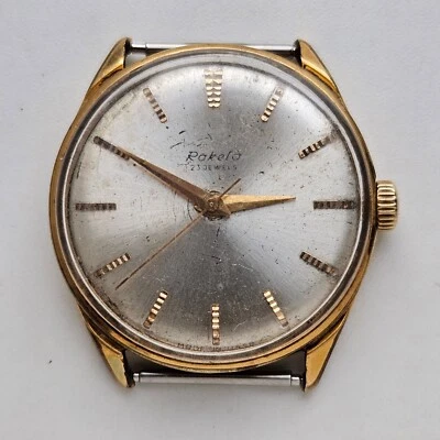 Reloj Soviético de Larga Duración RAKETA 2209 Cohete Muy Raro Dorado De Colección URSS 23 j Foto 1 de 4