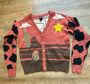 Disney Pixar Toy Story Womans XS Cardigan Jacket Woody Jessie Our Universe - Picture 1 of 11