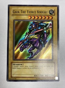Yugioh Gaia The Fierce Knight LOB-E004 Ultra Rare Unlimited Edition Best MINT - Bild 1 von 7