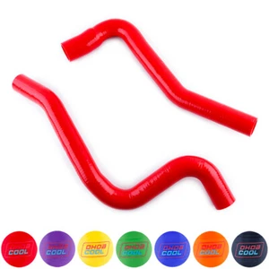 Silicone radiator hose kit Red Fit 1977-1982 Chevrolet Corvette C3 5.7L V8 3ply - Picture 1 of 16