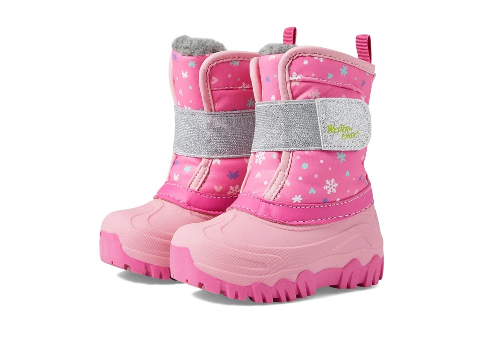 Bota de nieve Western Chief Baker para niña rosa 9 niño pequeño M Foto 1 de 4