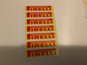 Slotcar - Calcomanías de pista Scalextric 7x calcomanías Pirelli 69 mm x 14 mm F1 GT Le Mans - Imagen 1 de 3