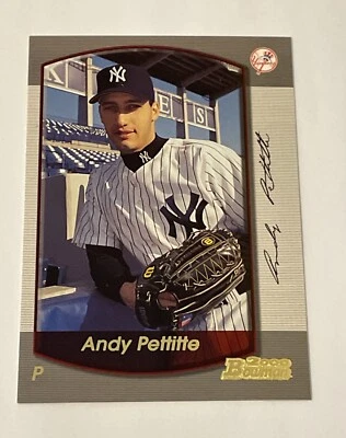 2000 BOWMAN #66 ANDY PETTITTE NEW YORK YANKEES Future HOFer - Image 1 of 2