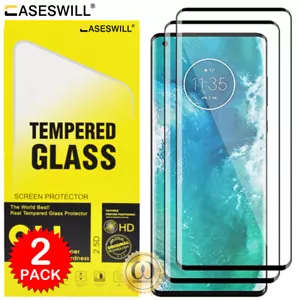 Protector de pantalla de vidrio templado curvo 3D para Motorola Moto Edge Plus - Imagen 1 de 10