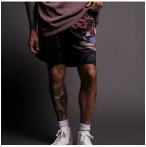 DARC SPORT X NARUTO "Gaara" CORTO RETE GRIGIO Taglia MED! - Foto 1 di 3