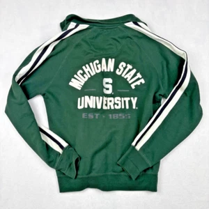 Michigan State Spartans Full Zip Jacke Grün Medium USA Vintage 60er Jahre Sehr Selten! - Bild 1 von 9