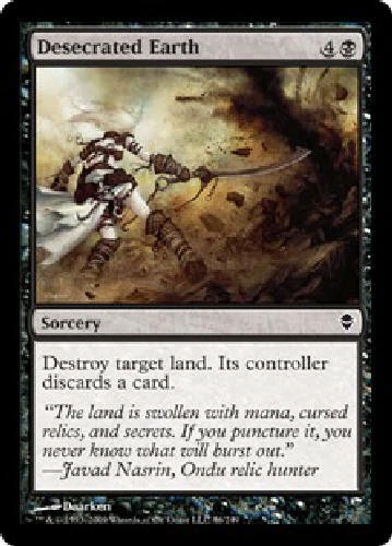 DESECRATED EARTH Zendikar MTG Magic the Gathering Cards DJMagic - Image 1 of 1