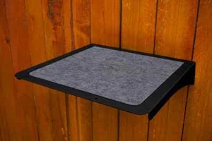Black Outdoor Skywalk Cat Platform - Picture 1 of 1