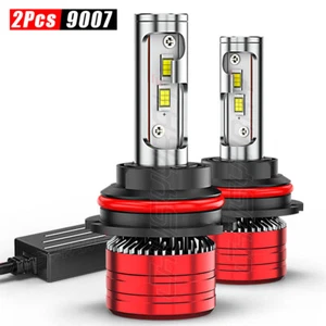 9007 HB5 LED Headlight Bulbs High Low Beam 6000K White Super Bright 330000LM A++ - Picture 1 of 11