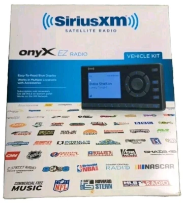 KIT RADIO SATELITAL Y VEHÍCULO SIRIUS XM ONYX EZ MODELO XEZ1V1 CAJA NUEVA/SIN ABRIR Foto 1 de 2
