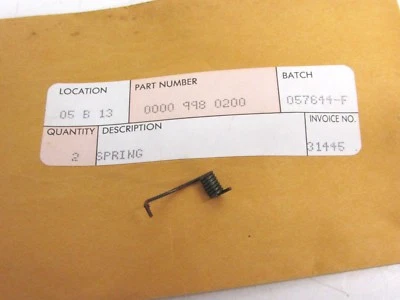 NOS! STIHL STRING TRIMMER REWIND STARTER TORSION SPRING, 00009980200 - Image 1 of 3