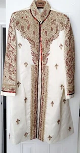 Men’s Indian Pakistani Asian Wedding Sharwani / Sherwani - Picture 1 of 7