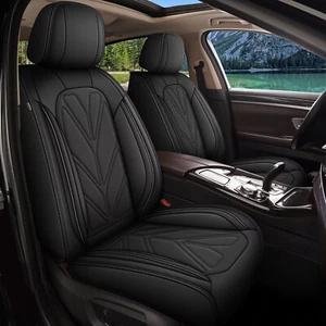 Full Set Seat Covers For Infiniti QX50 2014-2025 Faux Leather Waterproof 5 Seats - Picture 1 of 8
