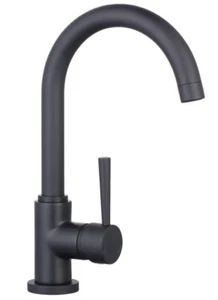 Schütte Design-Spültischarmatur CORNWALL hohe Ausführung Schwarz matt - Bild 1 von 1