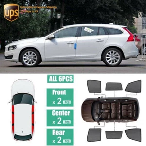 Parasol de ventana protector de rayos UV bloque de malla visera de privacidad para Volvo V60 2010-18 - Imagen 1 de 10