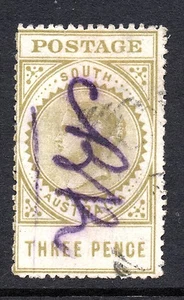 South Australia, Queen Victoria, Three Pence stamp. SG. 298d - Picture 1 of 2