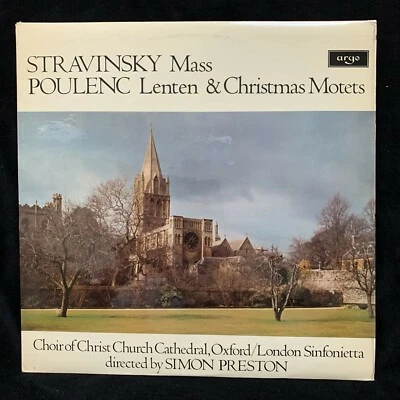 STRAVINSKY Mass & POULENC Motets - Preston - ARGO ZRG-720 - Image 1 of 4