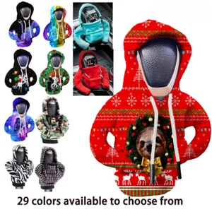 Car Gear Shift Cover Mini Hoodie Gear Shift Cover for Car Shifter Interior Trim - Picture 1 of 48