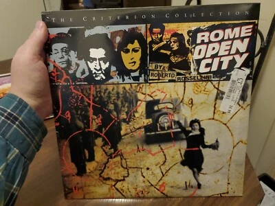 ROME OPEN CITY THE CRITERION COLLECTION LASERDISC NEW FACTORY SEALED  - Image 1 of 2