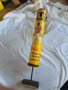 1940 Vintage FLIT BUG/INSECT Metal SPRAYER Toy Soldier . Good Grafics - Picture 1 of 7