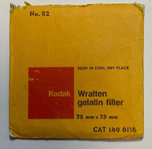 KODAK Wratten Gelatin FILTER NO. No. 82 3" or 75mm Square - Picture 1 of 2