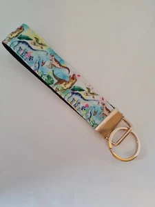 Dinosaur print key fob wristlet - Picture 1 of 1