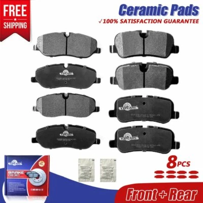 Front and Rear Ceramic Brake Pads For 2006 - 2009 Land Rover Range Rover, LR3 - Image 1 of 4