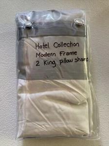 Hotel Collection Modern Frame Set Of 2 King Shams, Multicolor ๐ - Picture 1 of 7