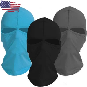 Hombres Mujeres Pasamontañas Máscara Facial Completa a Prueba de Viento Protección UV Arnés Montar al Aire Libre - Imagen 1 de 26