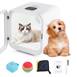 Pet Hair Dryer Box Blow Dryer 62L Capacity For Cats And Small Dogs Drying Blower - Picture 1 of 12