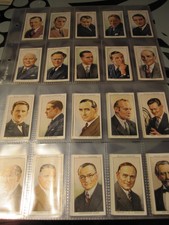 WILLS 'RADIO CELEBRITIES 1934 TWO TOP CLASS SETS OF ADHESIVE CARDS'' [sl]