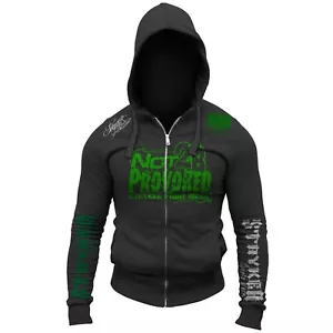Stryker Not 2B Provoked Adult Full Zip Up Hoody UFC tapout With Venum Sticker - Picture 1 of 13