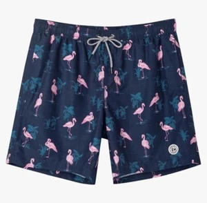 SURF CUZ Mens Swim Trunks 7" Swimming Trunks Mens Compression Liner Small New - Picture 1 of 3