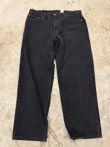 Vintage Levi's 550 Jeans Herren 40x30 (38x30) Schwarz Relaxed Fit Straight Denim - Bild 1 von 12