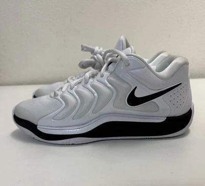 Nike KD 17 TB Mens Sz 6/ Women’s Sz 7.5 White Black Basketball Shoes HJ7387-101 - Image 1 of 4