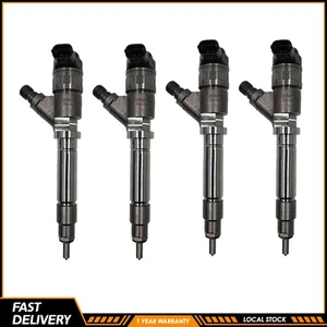 4pcs Fuel Injectors 0986435504 for GM Chevy 6.6L Silverado Sierra 2500HD 3500 - Picture 1 of 7