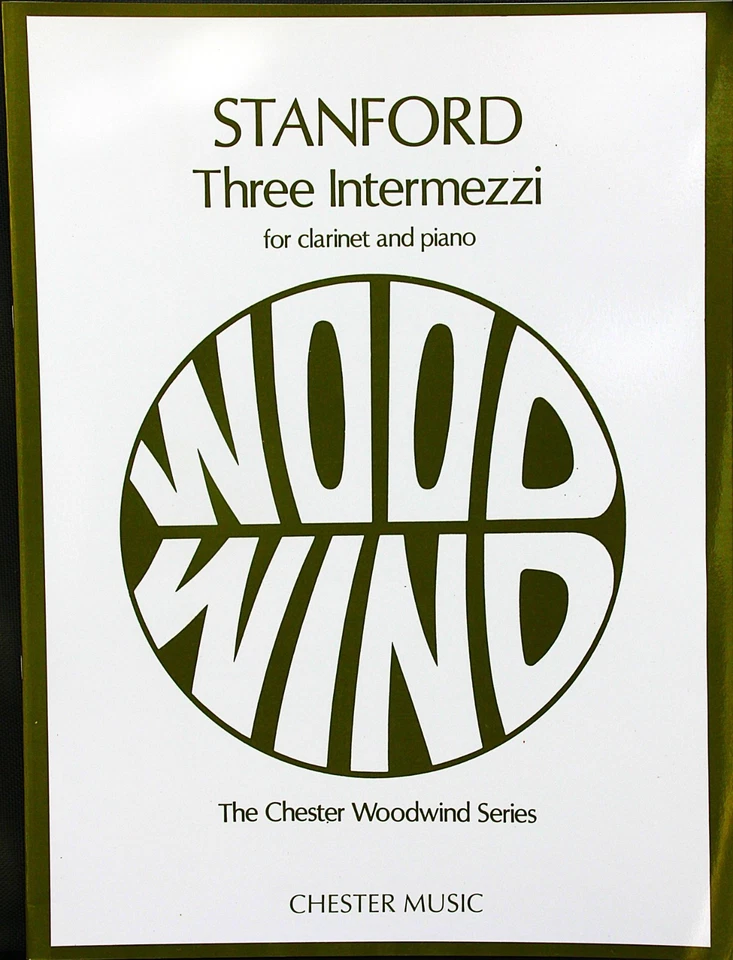 Stanford Three Intermezzi for clarinet and piano - Image 1 of 1