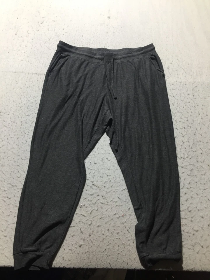 Maurices Jogger Sweatpants Plus Size 1X Gray Pockets Drawstring - Image 1 of 4
