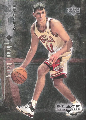 1998-99 Upper Deck Black Diamond - Brent Barry #24 Bulls - Image 1 of 2